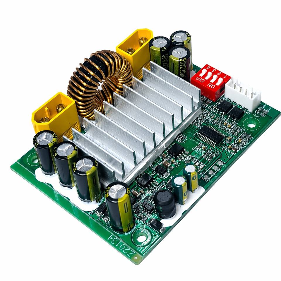 200W MPPT Solar Charge Controller Module 15A 12V/24V Smart PV Charging PCBA for LiFePO4 RV Camper Off-Grid Solar Power System
