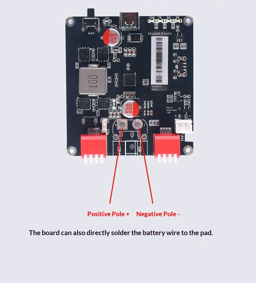 IP2366 140W Bidirectional Fast Charging Module 2-6S Li-ion LiFePO4 Battery Charger Board PD 3.1 28V 5A High Power Buck-Boost