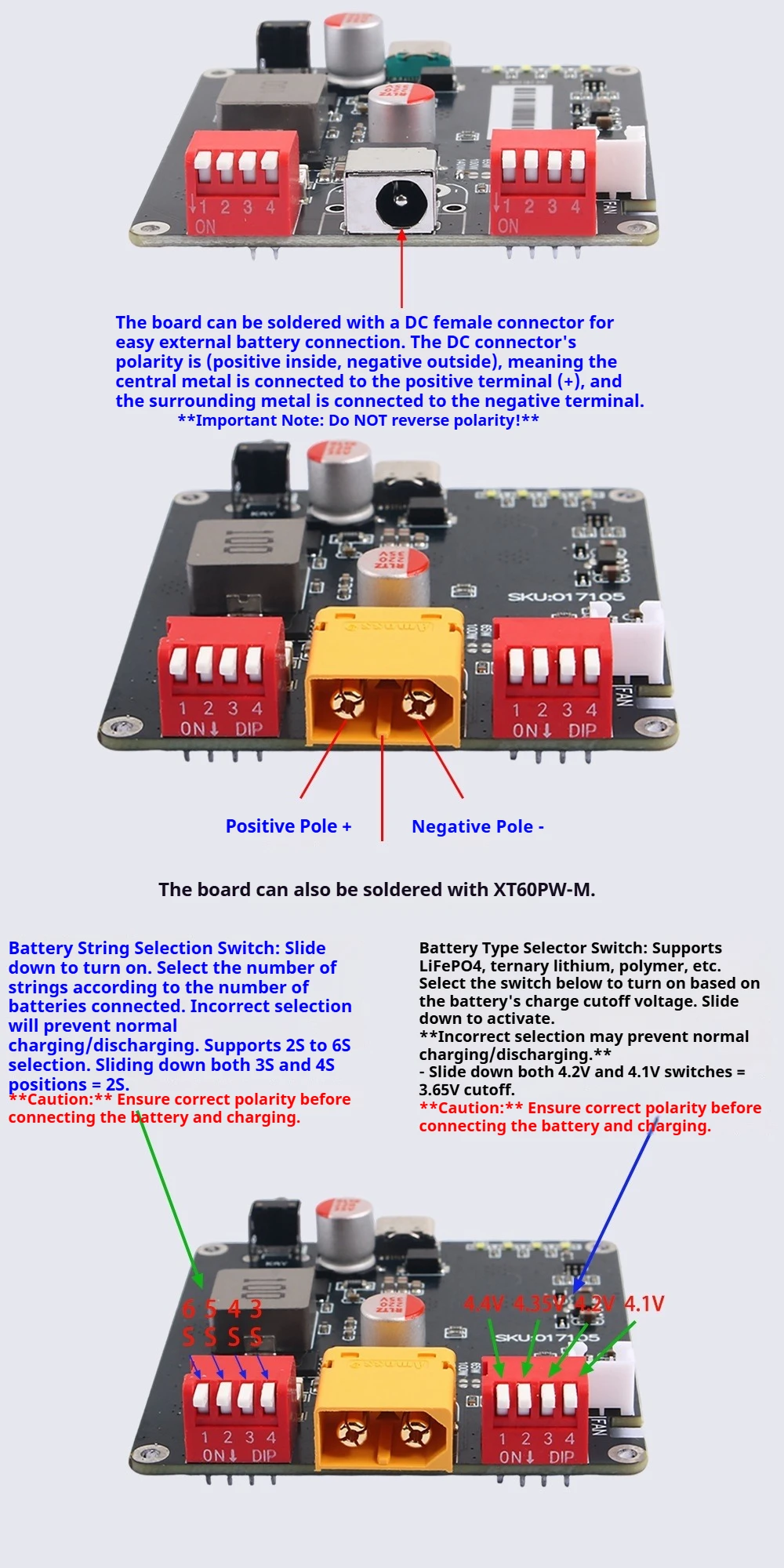 IP2366 140W Bidirectional Fast Charging Module 2-6S Li-ion LiFePO4 Battery Charger Board PD 3.1 28V 5A High Power Buck-Boost