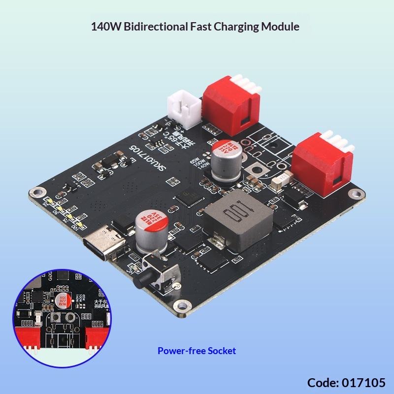 IP2366 140W Bidirectional Fast Charging Module 2-6S Li-ion LiFePO4 Battery Charger Board PD 3.1 28V 5A High Power Buck-Boost