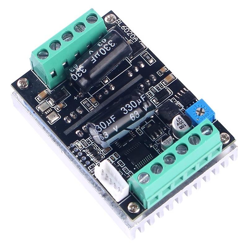Professional 500W BLDC Motor Controller 60V/48V Hall Sensor Driver Board 20A PWM Speed Control for Fan Pump Robot Drone