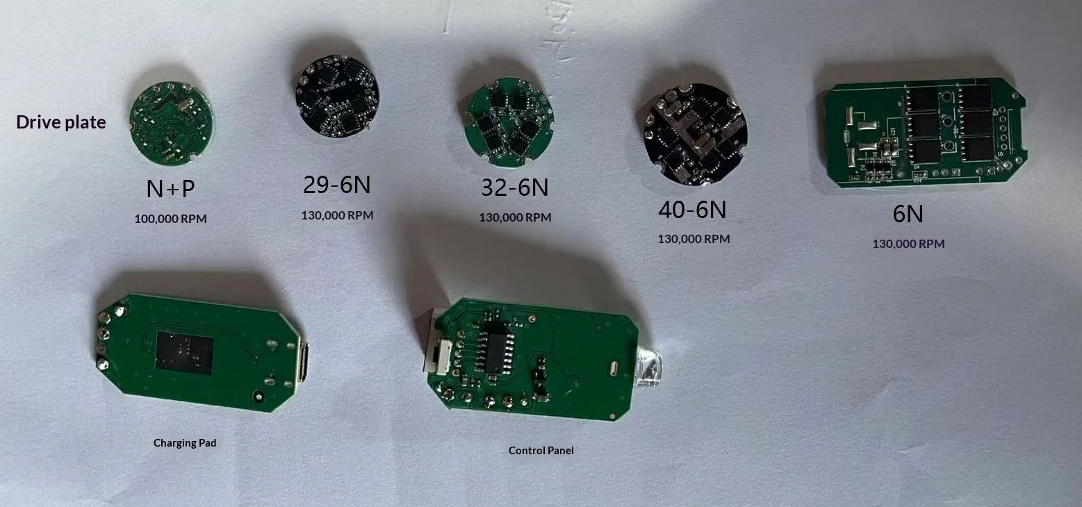 High-speed Fan 80 000100 000 RPM 29-motor Drive PCB Assembly Current Detection Temperature protection Stall-lock protection