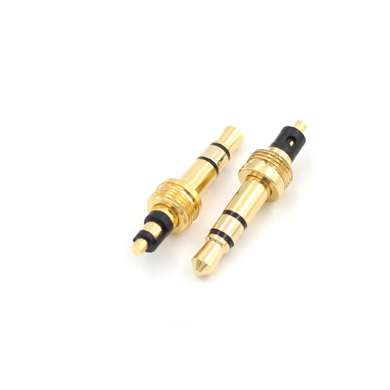 Best Selling Audio Male Plugs 3.5mm Stereo Audio Connectors 3.5 Earphone Plugs Nickel Plated Gold Plated Audio Accessories