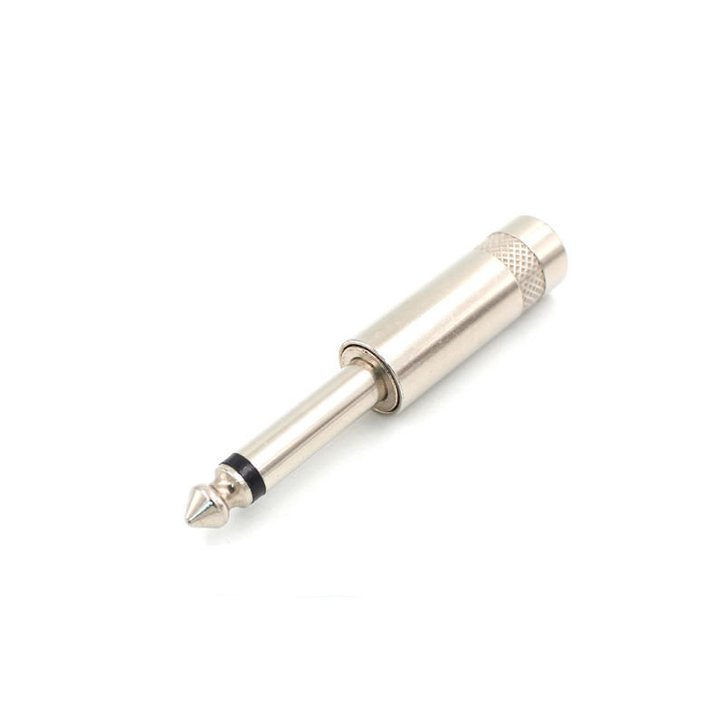 Best Selling High Quality 6.35mm 1/4" Mono Stereo Jack Audio Plugs Electrical Adapter Nickel Plated Audio Connectors 6.3mm Plugs