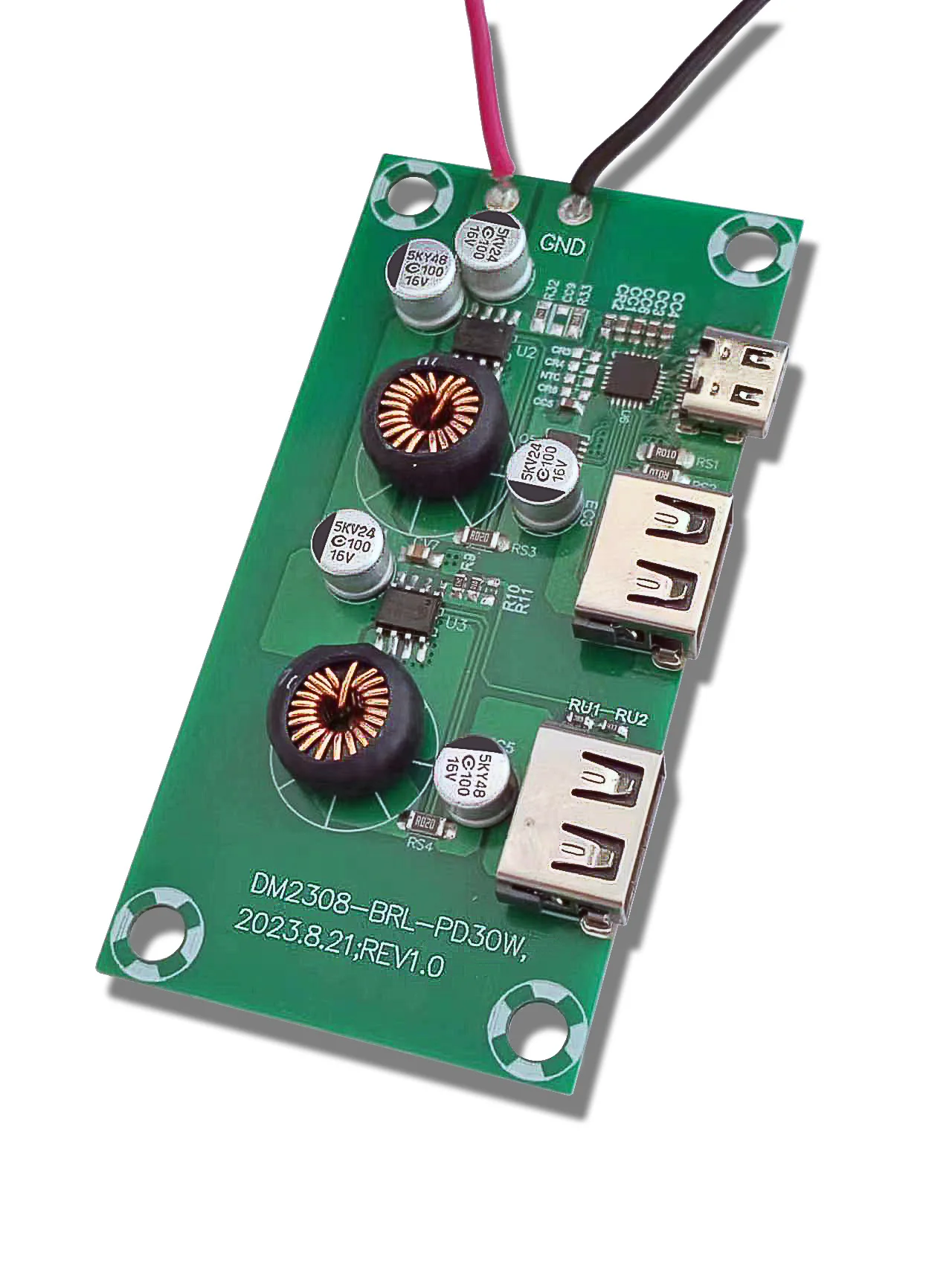 PD 30W QC3.0 Fast Charging Power Board Type-C PCBA Module for DIY Power Stations