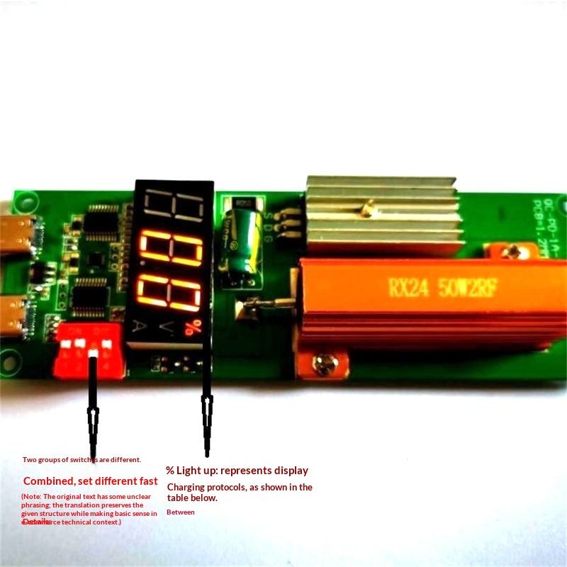 QC3.0 PD3.0 Trigger and Load Test PCBA Module for Fast-Charging Power Validation