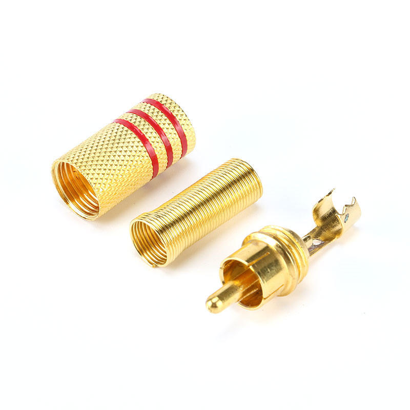 DXZP SC High Quality RCA Plugs  Audio Connectors Headphone Plugs Amplifier Adapters Microphone Connectors Audio Video Connectors