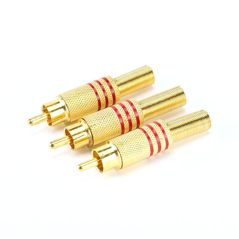 DXZP SC High Quality RCA Plugs  Audio Connectors Headphone Plugs Amplifier Adapters Microphone Connectors Audio Video Connectors
