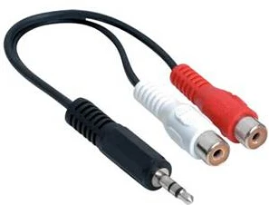 Audio Cable 2RCA to 3.5 Audio Car Cable RCA 3.5mm Jack Male to Male RCA AUX Cable for Amplifier Phone Headphone Speaker Wire