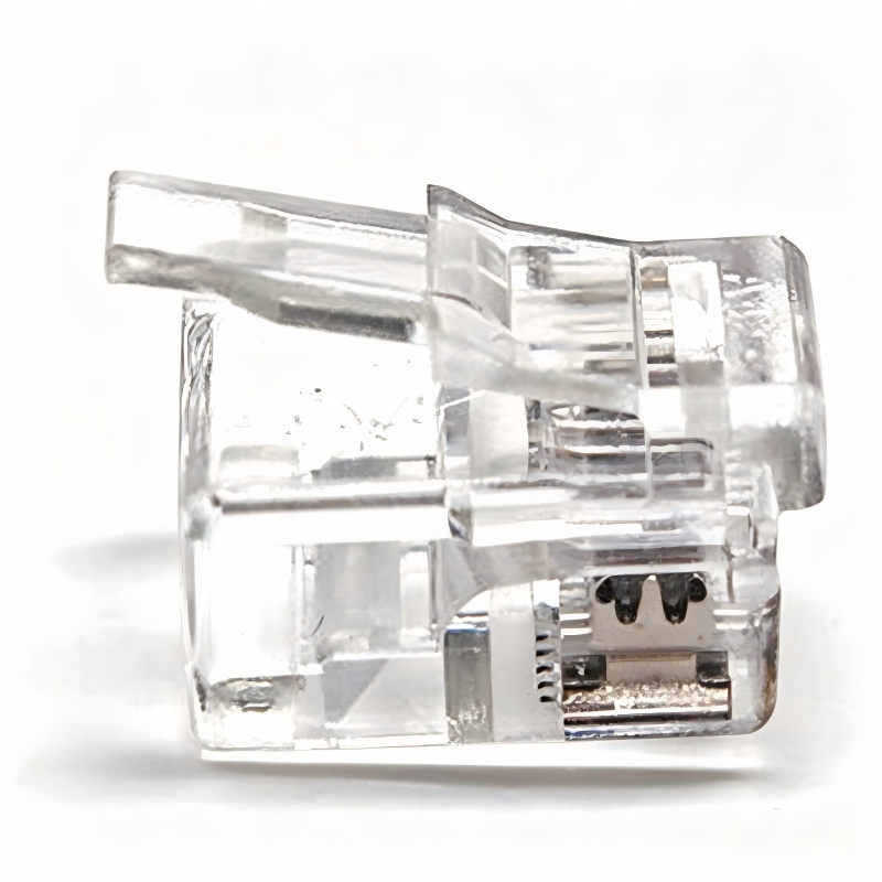 RJ11 Male Connectors 6P4C 6P6C for Telephone Cable Ethernet UTP Plug Rj45 Female Connectors Chinese Professional Factory