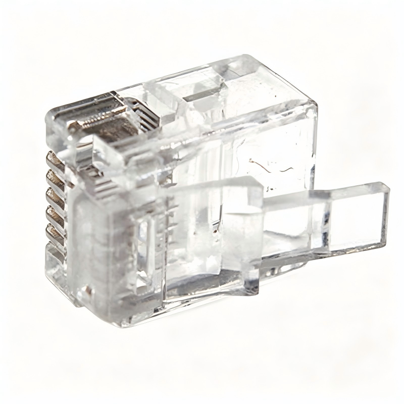 RJ11 Male Connectors 6P4C 6P6C for Telephone Cable Ethernet UTP Plug Rj45 Female Connectors Chinese Professional Factory