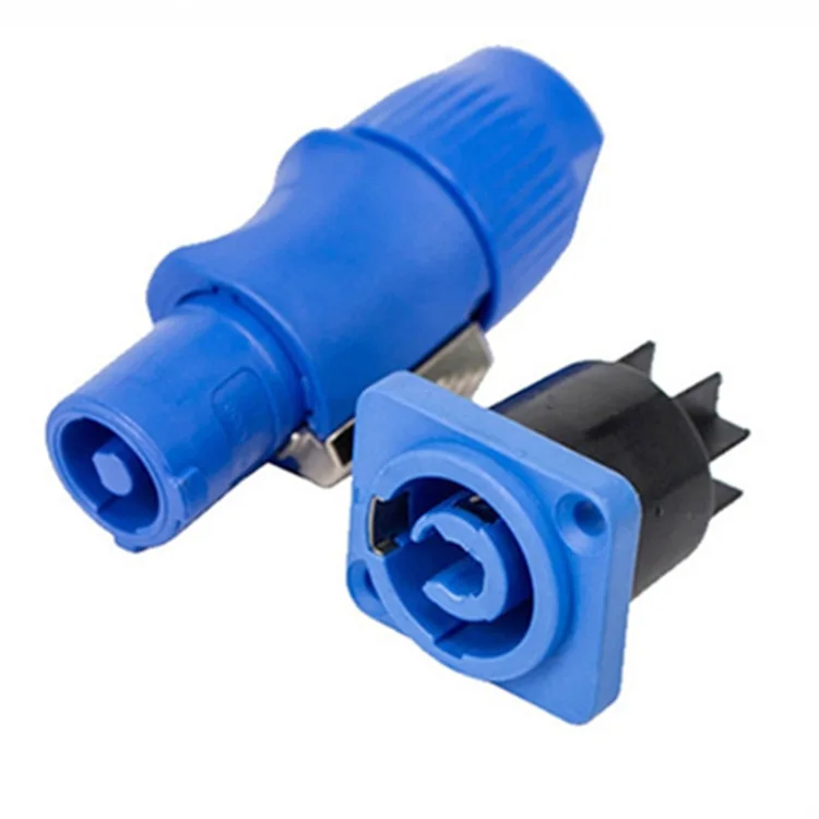 DXZP SC 3 Pins Power-in Power-out PowerCON Chassis Connectors NAC3FCA Grey NAC3FCB Stage Light LED Display Audio Connectors