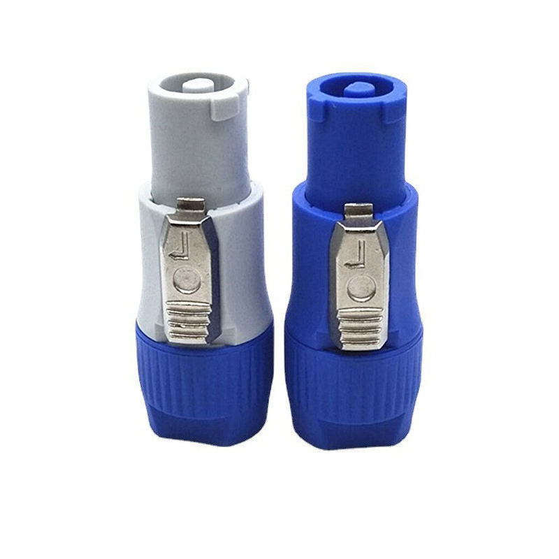 DXZP SC 3 Pins Power-in Power-out PowerCON Chassis Connectors NAC3FCA Grey NAC3FCB Stage Light LED Display Audio Connectors
