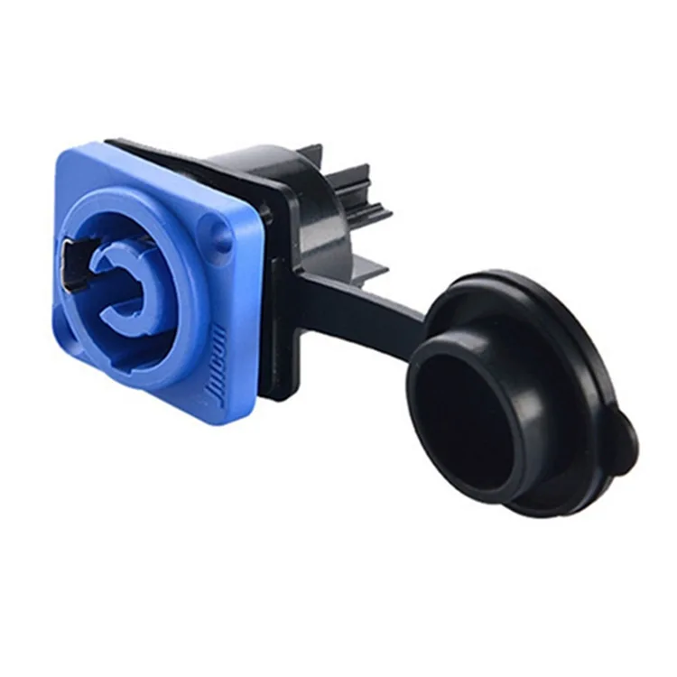 DXZP SC 3 Pins Power-in Power-out PowerCON Chassis Connectors NAC3FCA Grey NAC3FCB Stage Light LED Display Audio Connectors