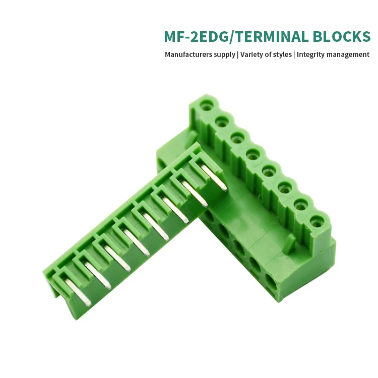 Factory 2EDG2.54 Pitch 2.54mm KF2EDG PCB Screw Terminal Block Connector Plug Pin Header Socket 2/3/4/5/6/7/8/9/10/12p 15EDG-2.54