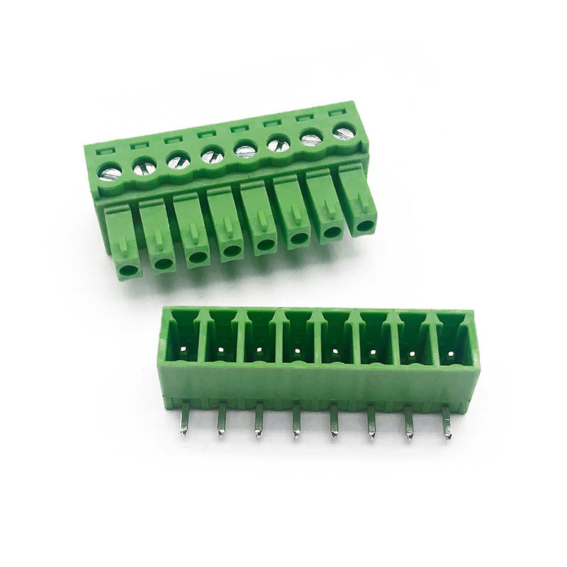 Factory 2EDG2.54 Pitch 2.54mm KF2EDG PCB Screw Terminal Block Connector Plug Pin Header Socket 2/3/4/5/6/7/8/9/10/12p 15EDG-2.54