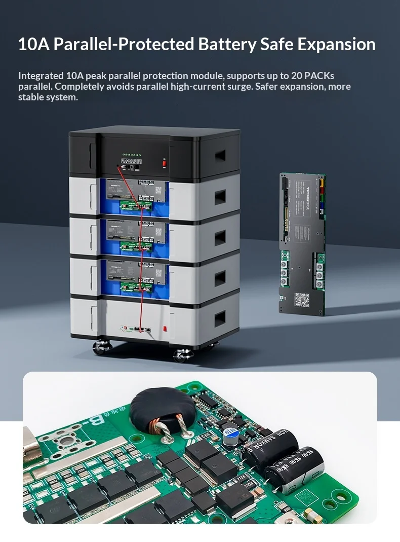 16S 48V 100A 150A 200A Smart BMS with Bluetooth RS485 CAN WiFi for LiFePO4 / Sodium Ion Battery Home Energy Storage System