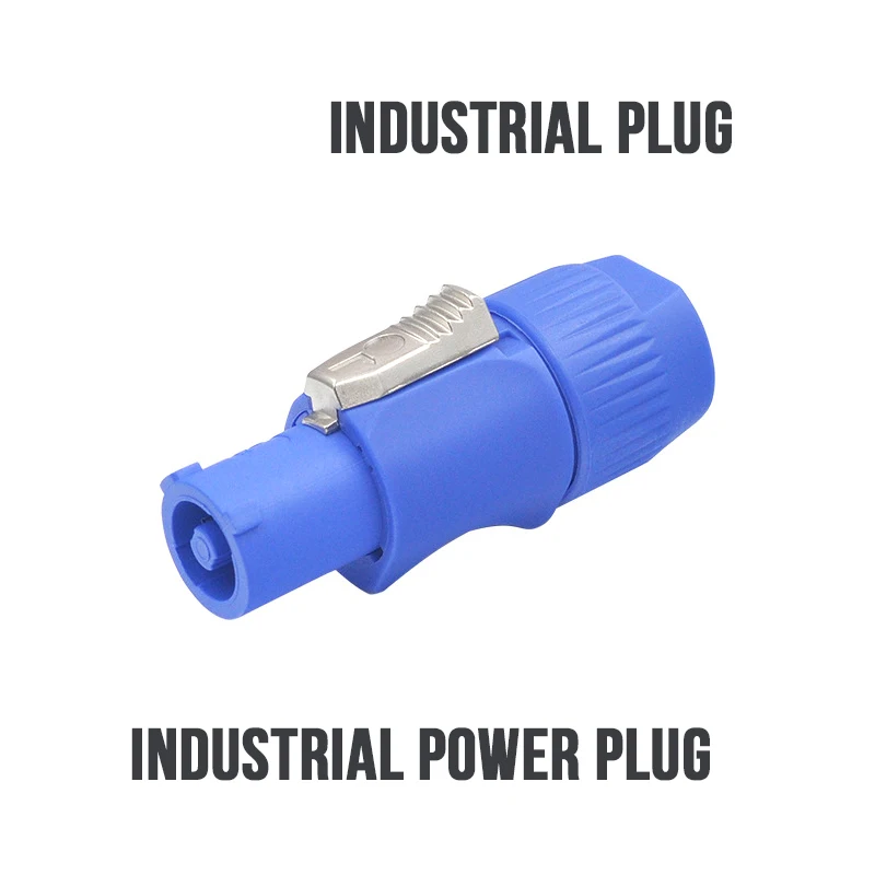 DXZP Factory Custom Blue XLR Series Waterproof WAC3FCA SAC3FCA WAC3MPA Plastic Power Cables Connectors AC Power Con Connectors