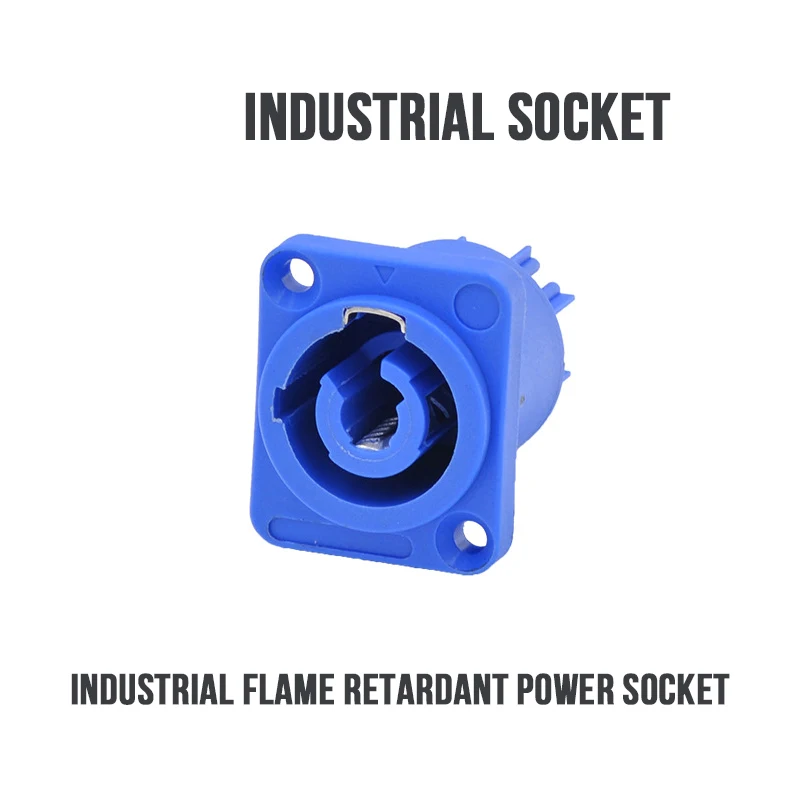 DXZP Factory Custom Blue XLR Series Waterproof WAC3FCA SAC3FCA WAC3MPA Plastic Power Cables Connectors AC Power Con Connectors