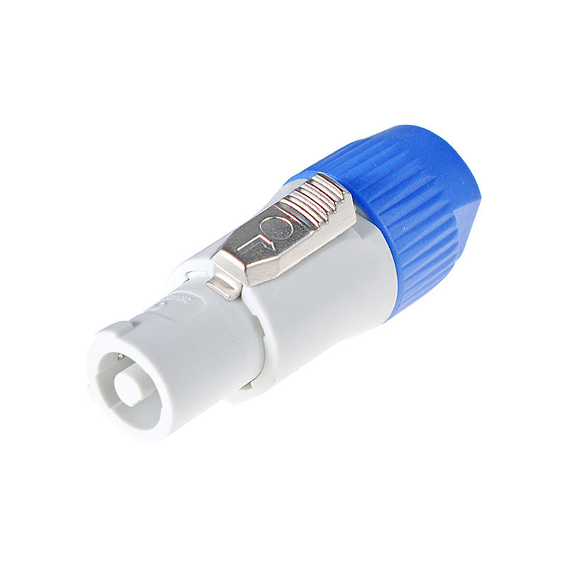 DXZP Factory Custom Blue XLR Series Waterproof WAC3FCA SAC3FCA WAC3MPA Plastic Power Cables Connectors  AC Power Con Connectors