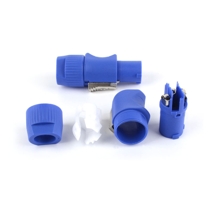 Factory Wholesale XLR Plugs XLR Sockets 20A 3-pin Panel Professional Audio Power Plug Connectors for Electric Amplifier Cables