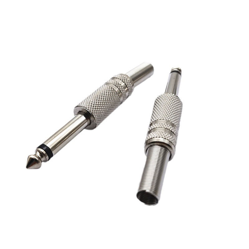 Professional Grade Musical Instruments Accessories TRS TS 1/4 Inch 6.5mm Stereo Jack 6.5mm Male Plug 6.3mm 6.35mm Connectors
