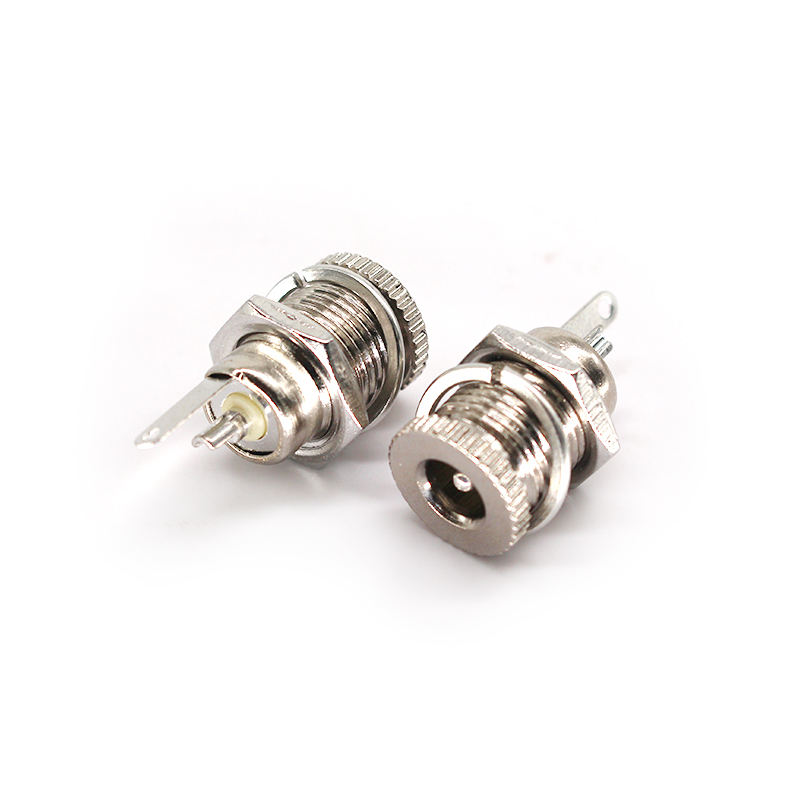 5.5mm*2.1mm DC Power Jack Socket Female Panel Mount Connector DC-099 5.5*2.1 5.5*2.5 Dc099 Power Adapter Female Connector