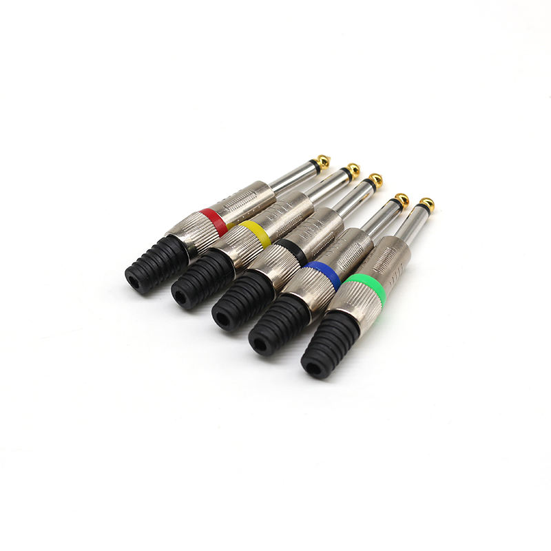 6.35mm plug Factory Direct Sales Metal 1/4 6.3mm Plug  for Speaker Mono Speaker JT3079