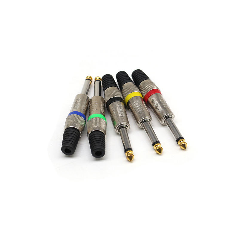6.35mm plug Factory Direct Sales Metal 1/4 6.3mm Plug  for Speaker Mono Speaker JT3079