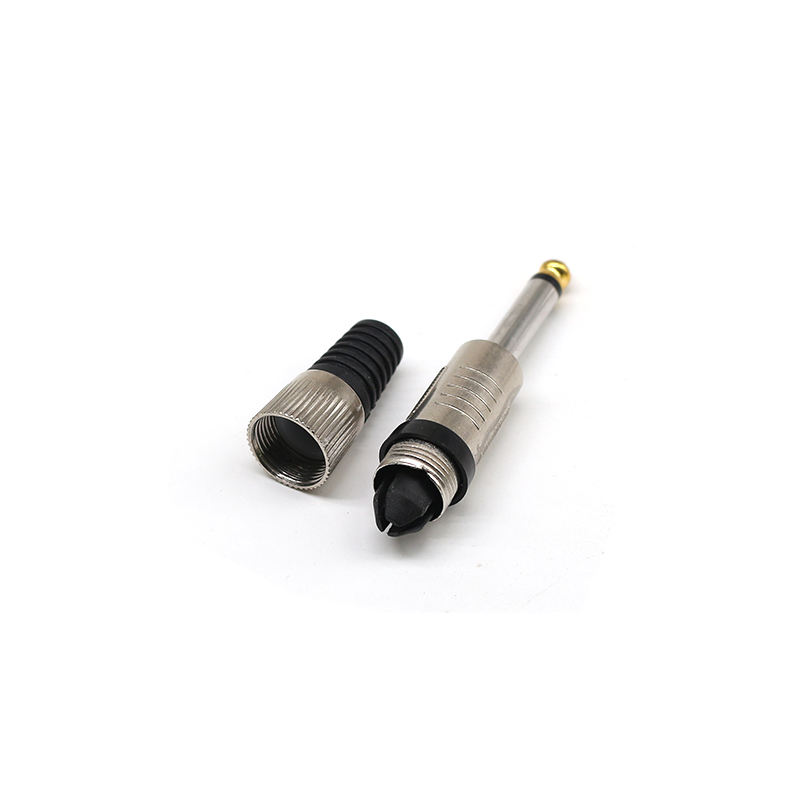 6.35mm plug Factory Direct Sales Metal 1/4 6.3mm Plug  for Speaker Mono Speaker JT3079