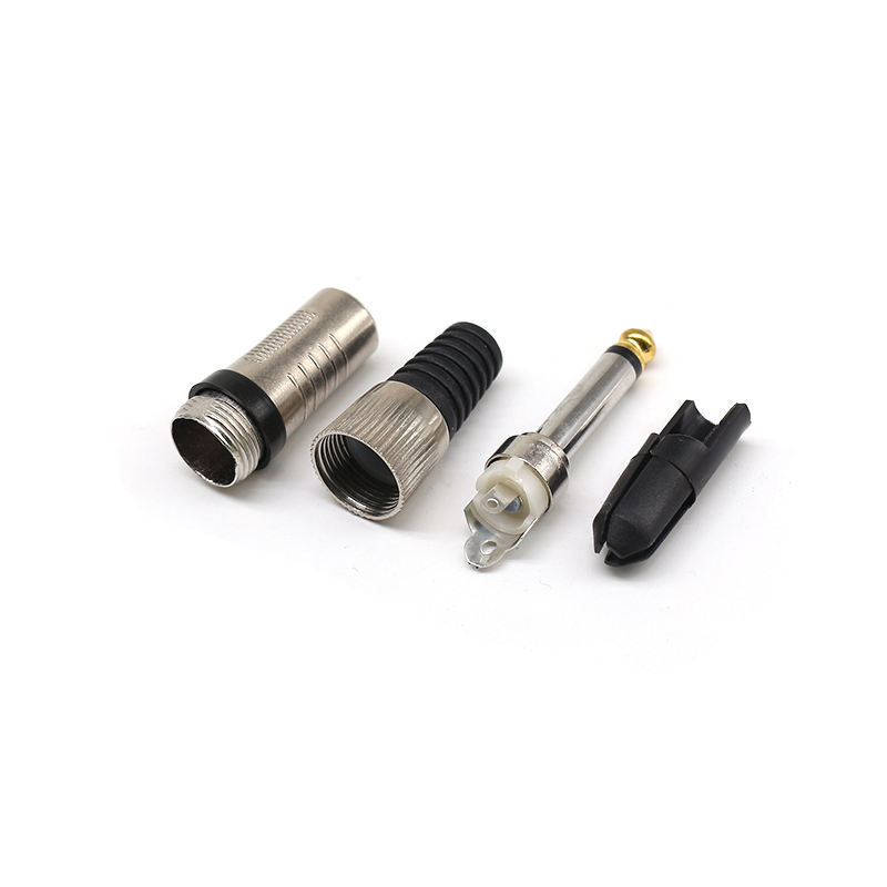 6.35mm plug Factory Direct Sales Metal 1/4 6.3mm Plug  for Speaker Mono Speaker JT3079