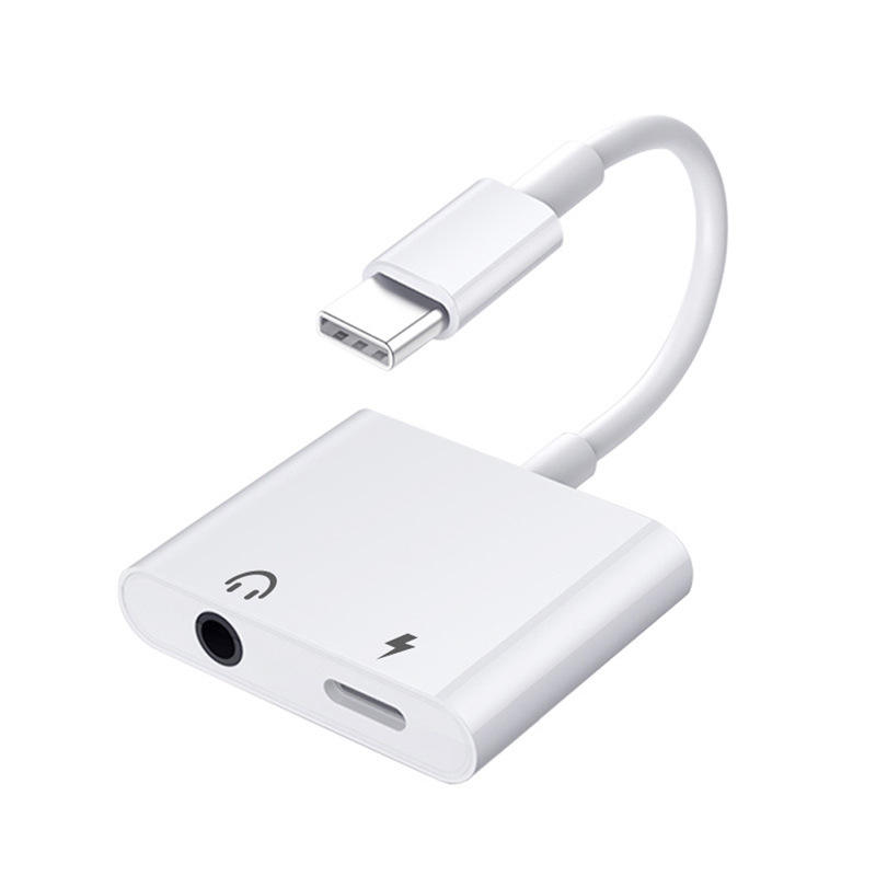 Wholesale Earphone Cables 3.5mm AUX Audio Jack Headphone Adapter Audio to Type C Splitter Adapter for Android Mobile Phone