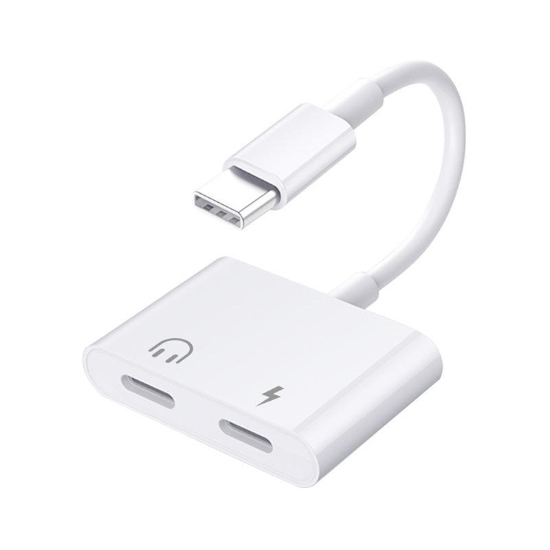 Wholesale Earphone Cables 3.5mm AUX Audio Jack Headphone Adapter Audio to Type C Splitter Adapter for Android Mobile Phone