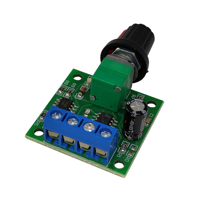 PWM DC Motor Speed Controller 3V 12V 24V 35V 5A Adjustable Voltage Regulator Switch Module with LED Dimmer Function PCBA Board
