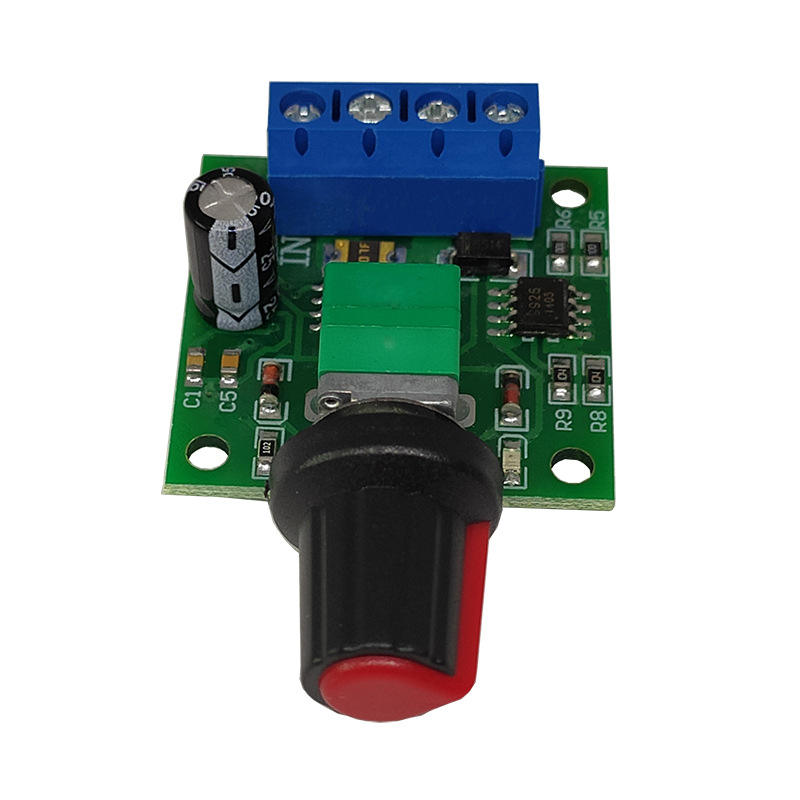PWM DC Motor Speed Controller 3V 12V 24V 35V 5A Adjustable Voltage Regulator Switch Module with LED Dimmer Function PCBA Board