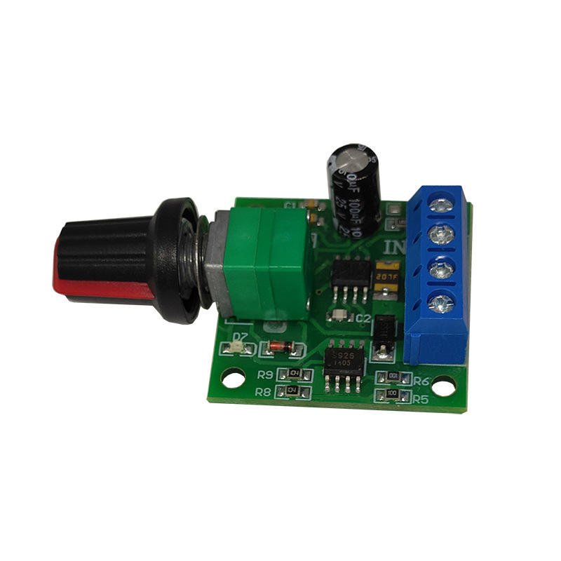 PWM DC Motor Speed Controller 3V 12V 24V 35V 5A Adjustable Voltage Regulator Switch Module with LED Dimmer Function PCBA Board