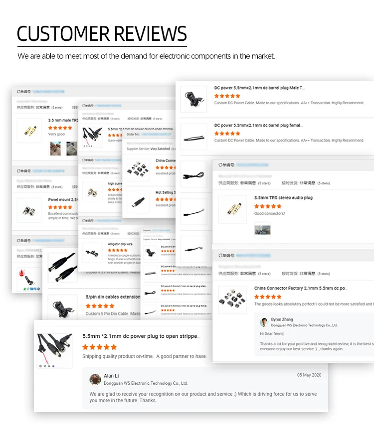 High Quality Solder Type XLR Connectors Mating Male Plugs Female Jack Audio Cable Connectors Microphone 3-5Pin XLR Audio Socket