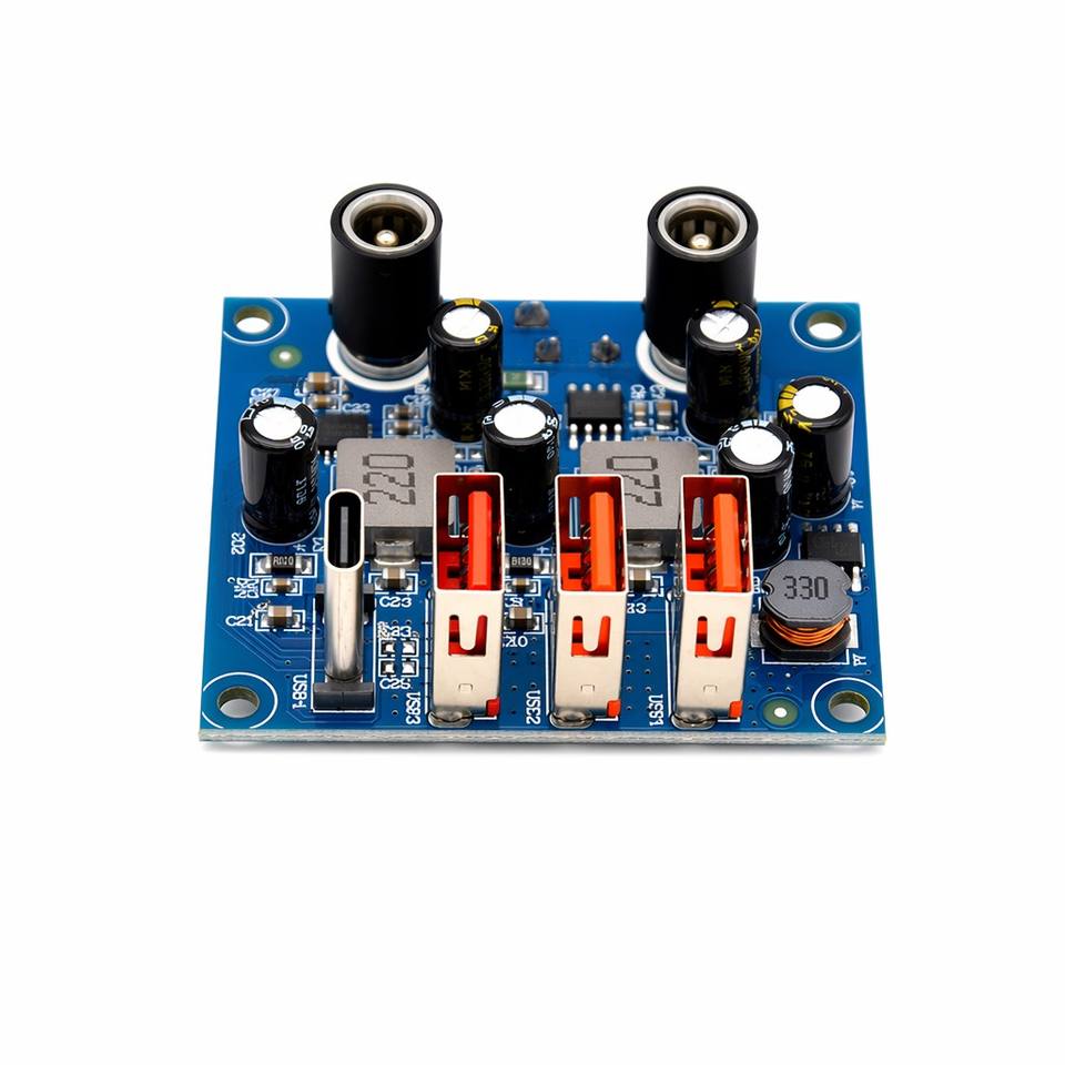 4-Port USB Type-C Fast Charging PCBA Board QC PD 20W Power Bank Charger Module Circuit PCB FR-4 for Outdoor Energy Storage DIY