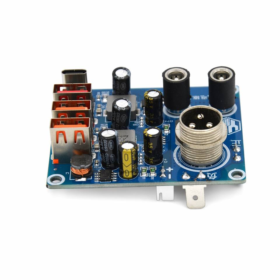 4-Port USB 3-Channel Fast Charging PCBA Board QC PD Power Bank Module Circuit PCB FR-4 for Outdoor Energy Storage Inverter DIY