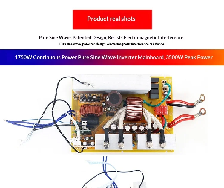 Pure Sine Wave Inverter Mainboard DC to AC PCBA for Portable Power and Energy Storage Systems