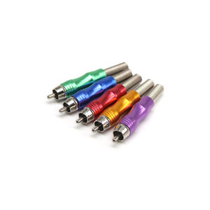 Factory Wholesale Audio Connectors Gold RCA Plugs Gold-Plated Head RCA Connectors for Electric Guitar Speaker Microphone Cables